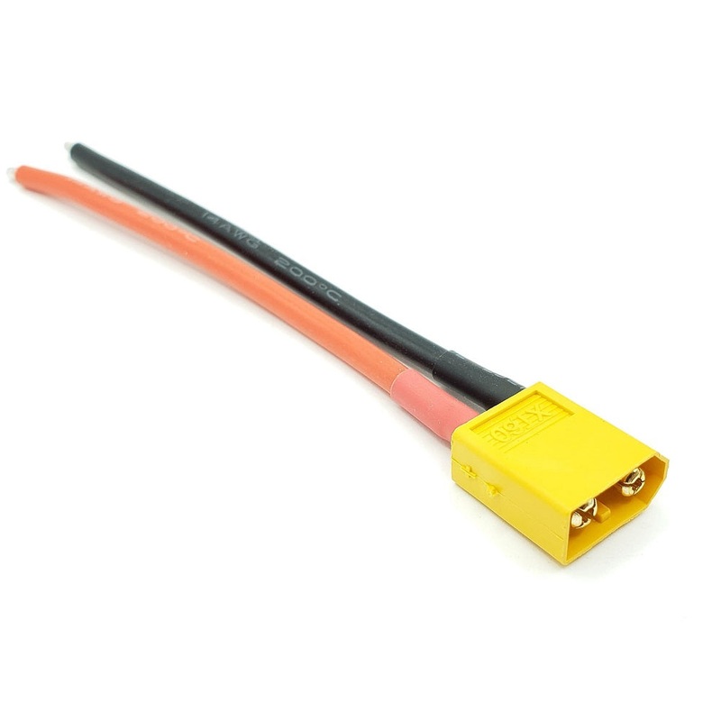 10CM XT60 Pigtail 14AWG – Choose Color