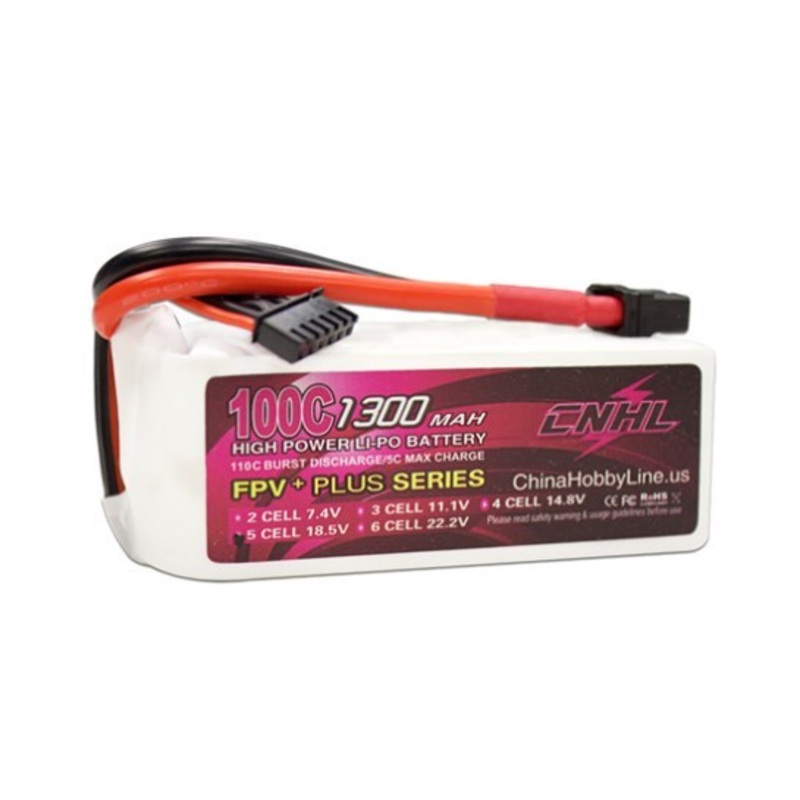 G+PLUS 1300mAh 18.5V 5S 100C Li-Po Battery
