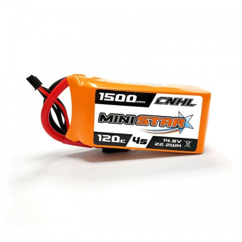 CNHL MINISTAR 1500MAH 14.8V 4S 120C LIPO BATTERY