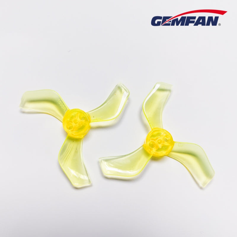 Gemfan 1635-3 40mm Tri-blade 1.5mm Shaft – (4CW+4CCW) – Choose Color