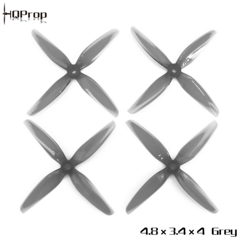 HQ Prop 4.8×3.4×4 Quadprop (2CW+2CCW) GREY