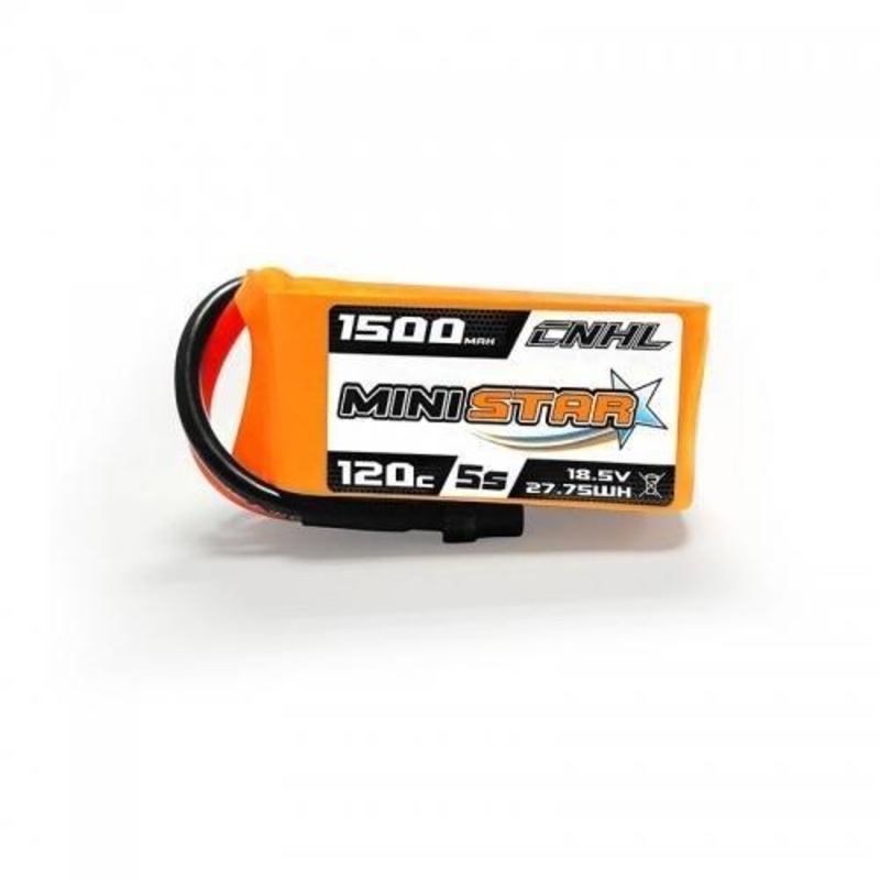 CNHL MiniStar 18.5V 5S 1500mAh 120C LiPo Battery – XT60