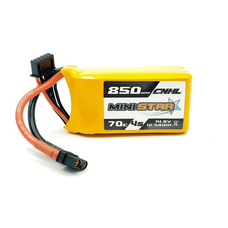 CNHL 850MAH 4S 70C Ministar 14.8V Lipo FPV Battery – XT30