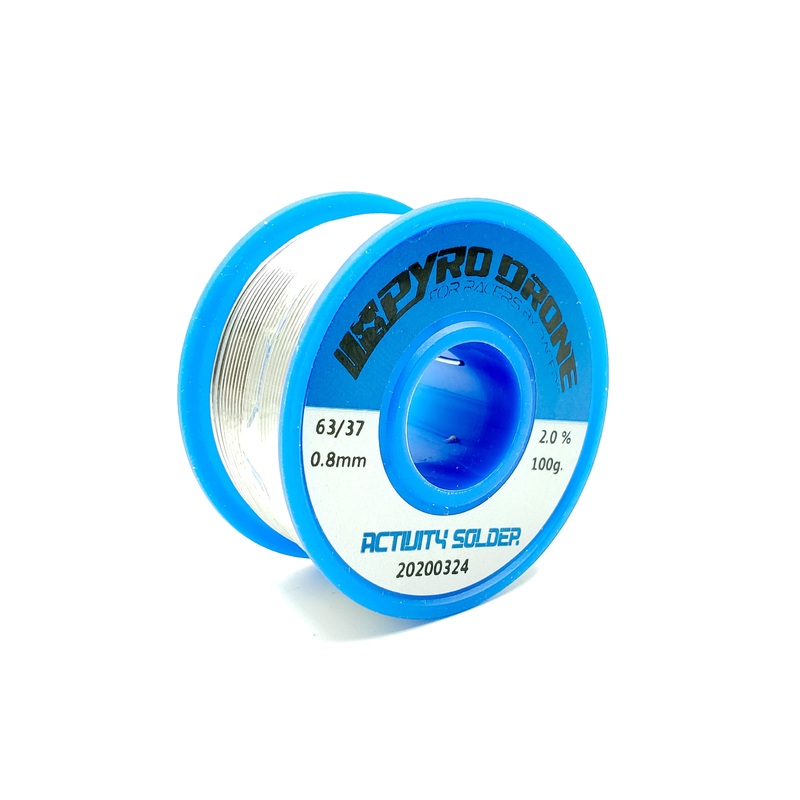 Quad Solder Spool – 63/37, 0.8mm, 100g