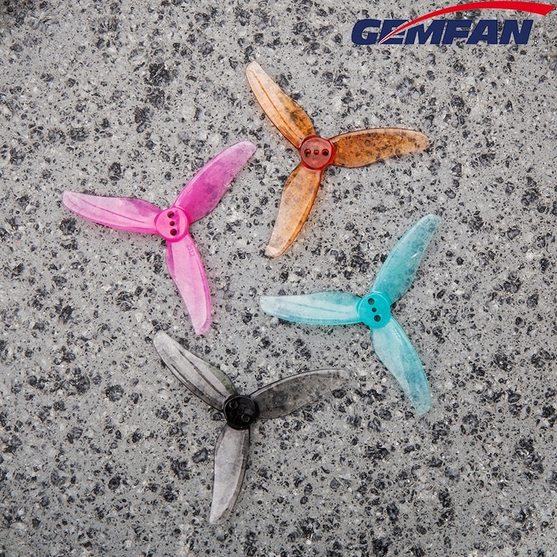 Gemfan 2512 2.5Inch 3-Blade 1.5mm Hole Propeller – 4CW+4CCW