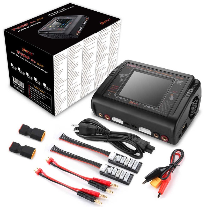 HTRC T400 Pro Lipo Charger Dual DC 400W AC 200W 12A*2