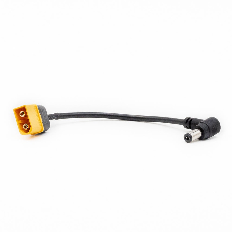 DJI FPV Goggle Power Cable – Short for Strap Mounted Battery (XT60 TO DC)