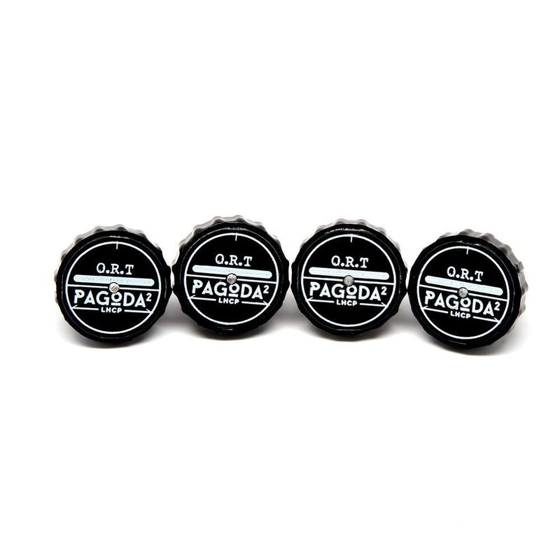 ORT Pagoda Stubby 5.8GHz Antenna Set for DJI RP-SMA LHCP – Black