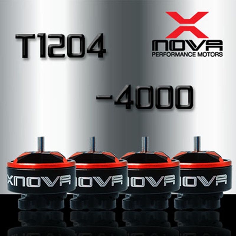 XNova T1204 FPV Racing Series Motor w/ Plug – 4000KV – 4PCS Combo