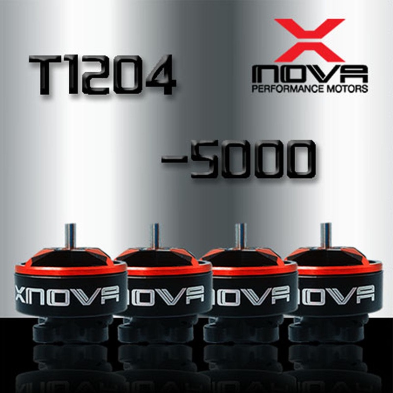 XNova T1204 FPV Racing Series Motor w/ Plug – 5000KV – 4PCS Combo