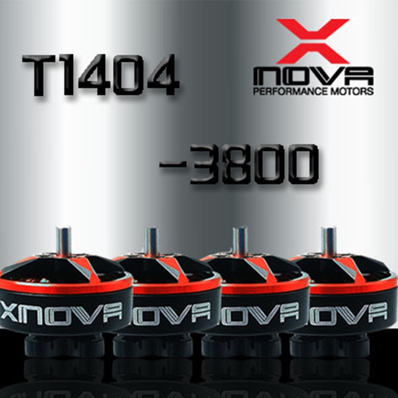 XNova T1404 FPV Racing Series Motor – 3800KV- 4PCS Combo