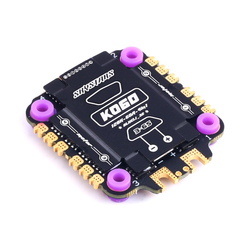 Skystars RC KO60 60A 3-6S Blheli_32 128K Dshot1200 4-in-1 ESC – 30x30mm