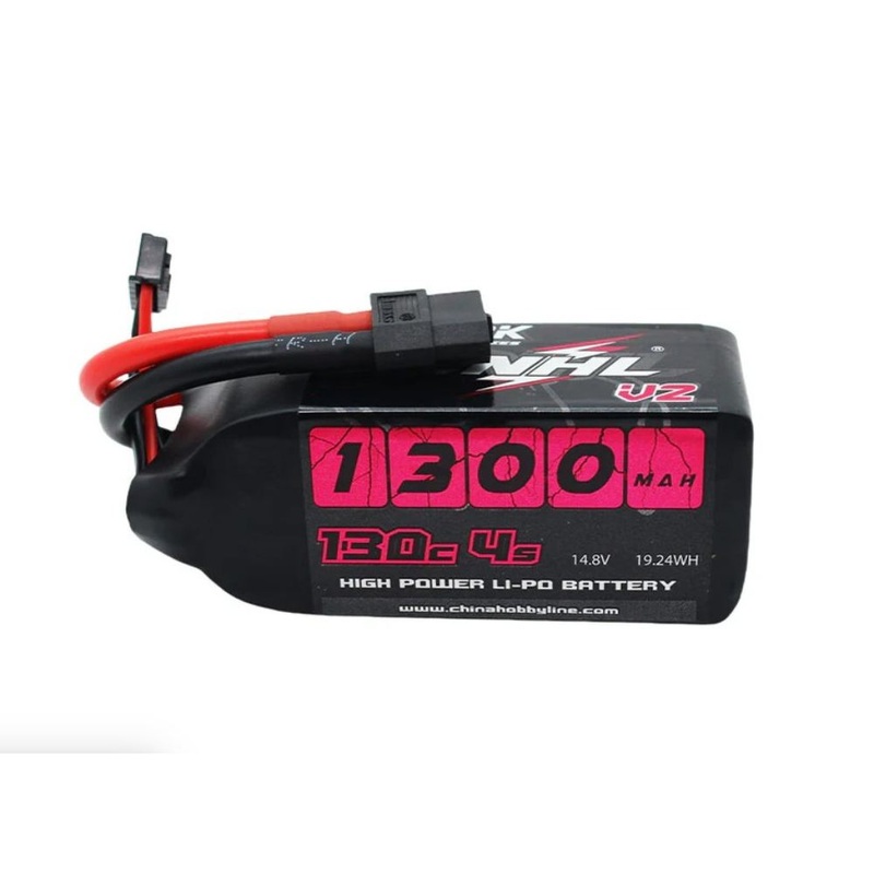 CNHL Black Series V2.0 1300mAh 14.8V 4S 130C Lipo Battery – XT60