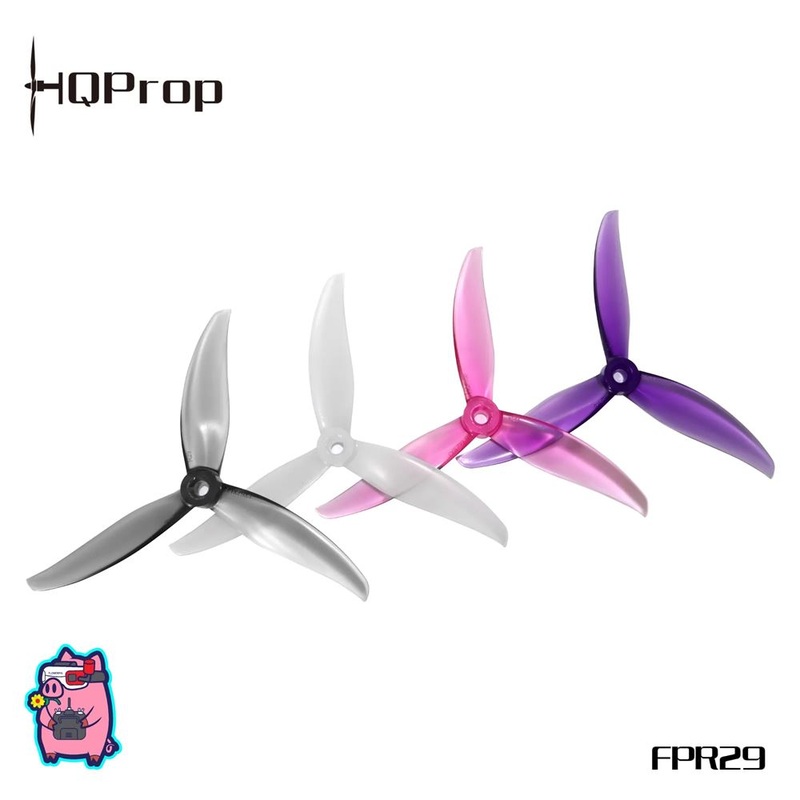 HQ Prop FlowerPig 5129 5.1″ Propeller (2CCW+2CW) – Poly Carbonate – Choose Color
