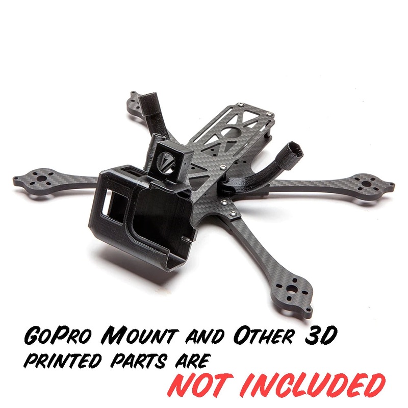 Shen Drones Ichabod Jr 2.0 FPV Frame Kit – Carbon and Hardware Only