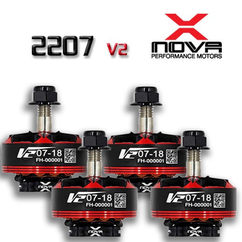 XNOVA 2207 Freestyle Hard Line V2 Motors – 1650KV – 4PCS