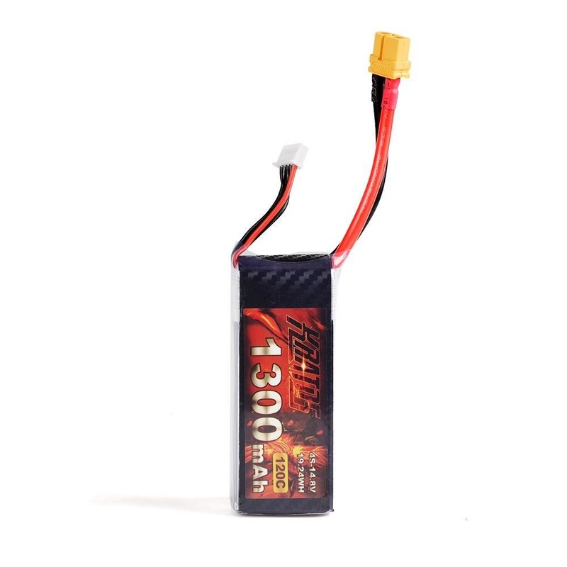 HGLRC KRATOS 4S 14.8V 1300MAH 120C Li-Po Battery – XT60