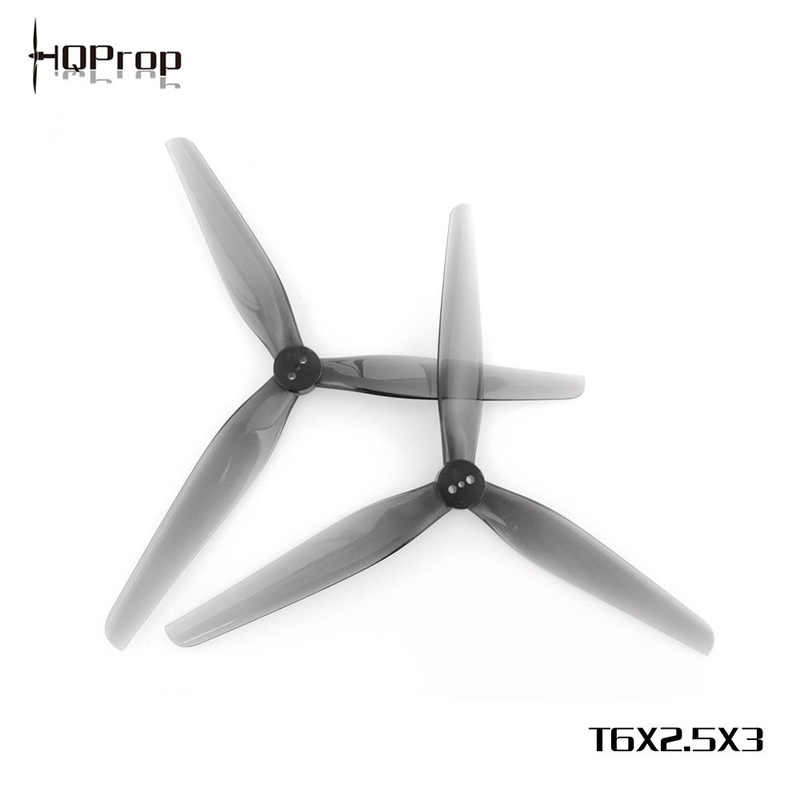 HQ Prop T6X2.5X3 Tri-Blade 6″ Prop Grey – (2CW+2CCW)