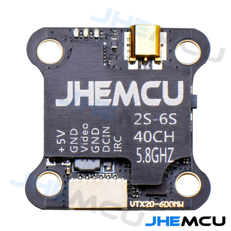 JHEMCU 25-600mW 5.8GHz MMCX VTX w/ IRC Tramp – 20x20mm