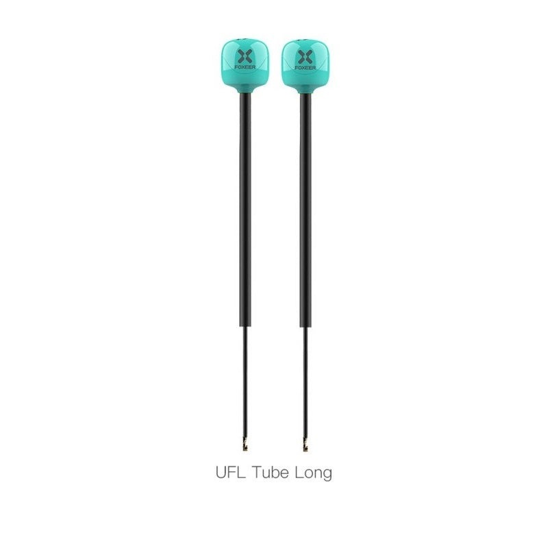 Foxeer 5.8G Lollipop 4 Plus 2.6dBi Omni Antenna 2pcs – U.FL 165mm RHCP Teal
