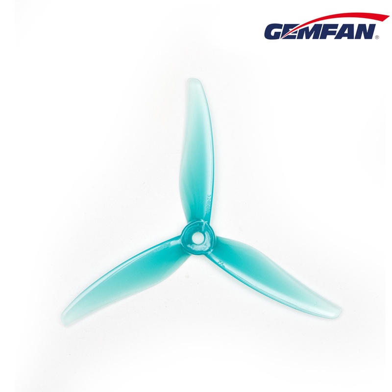 Gemfan Hurricane MCK Edition V2 51466 Durable Tri-Blade 5″ Prop – 2CW+2CCW – Choose Color