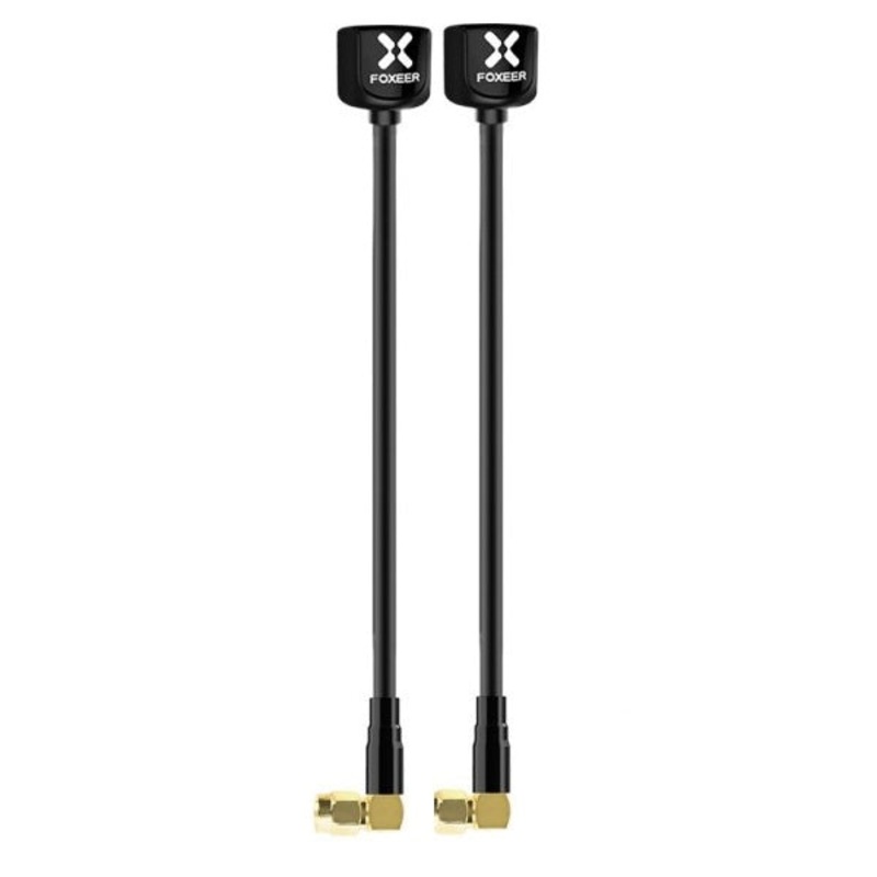 Foxeer 5.8G Lollipop 4 2.6dBi Omni Antenna 2pcs – Angle SMA 150mm RHCP (Choose Color)