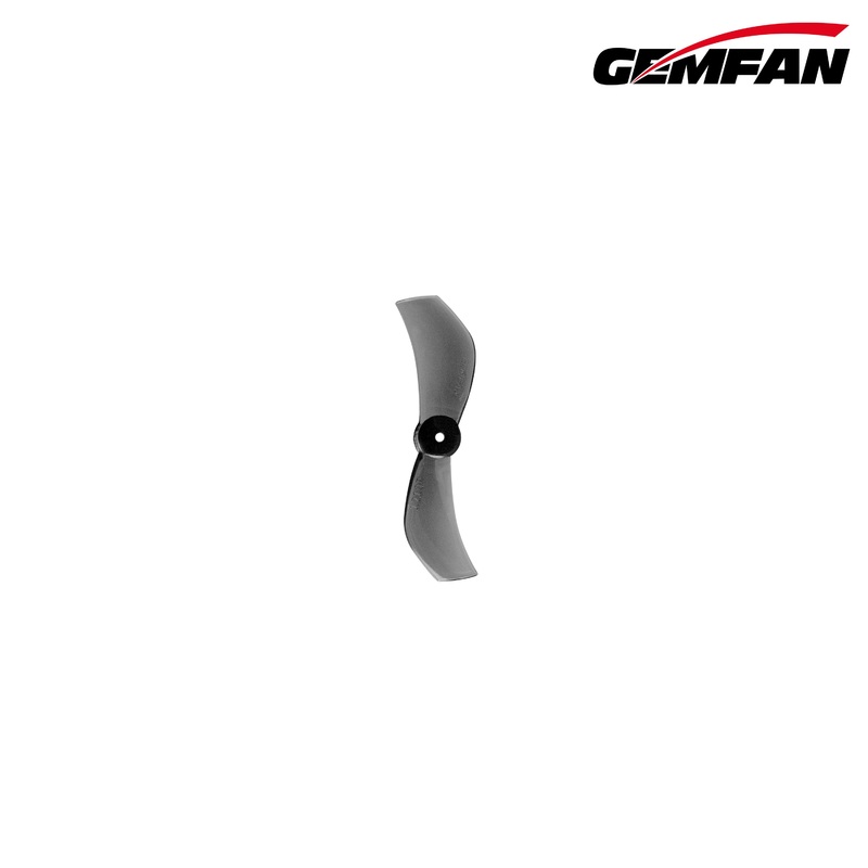 Gemfan 1210-2 31MM Biblade 1mm Shaft – Clear Black