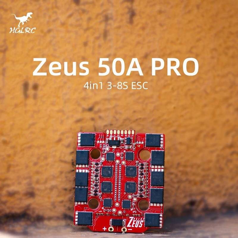 HGLRC Zeus 50A Pro 3-8S BLHeli_S 4in1 ESC – 20×20