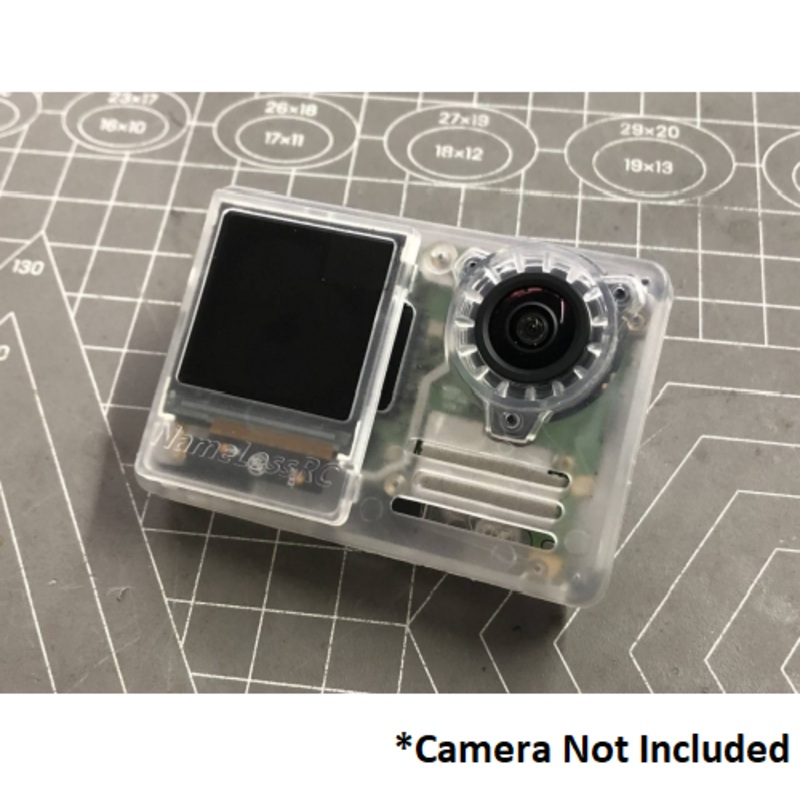 NameLessRC Nylon case for Naked GoPro G9/G10/G11/G12 – Transparent