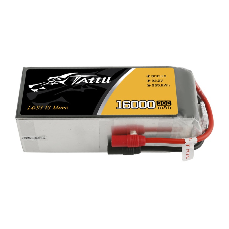 Tattu 16000mAh 30C 22.2V 6S1P Long Range/Cinelifter Lipo Battery – AS150