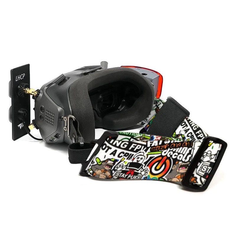 FatStraps 2″ FPV Goggle Strap for DJI/Avatar/Dominator/HDZero – Choose Style
