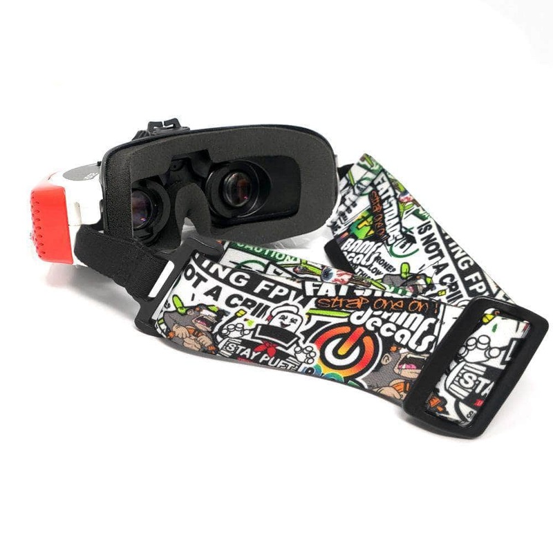 FatStraps 2″ FPV Goggle Strap for Fatshark/Skyzone – Choose Style