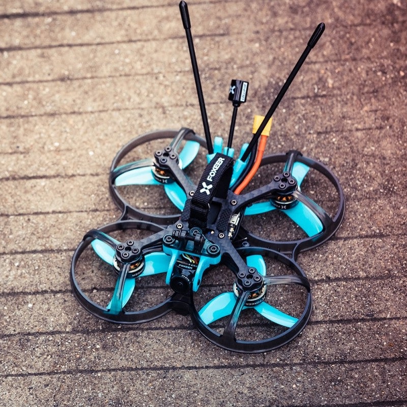 Foxeer Foxwhoop 25 “Unbreakable” Analog FPV Drone PNP/BNF – Teal – Choose Receiver