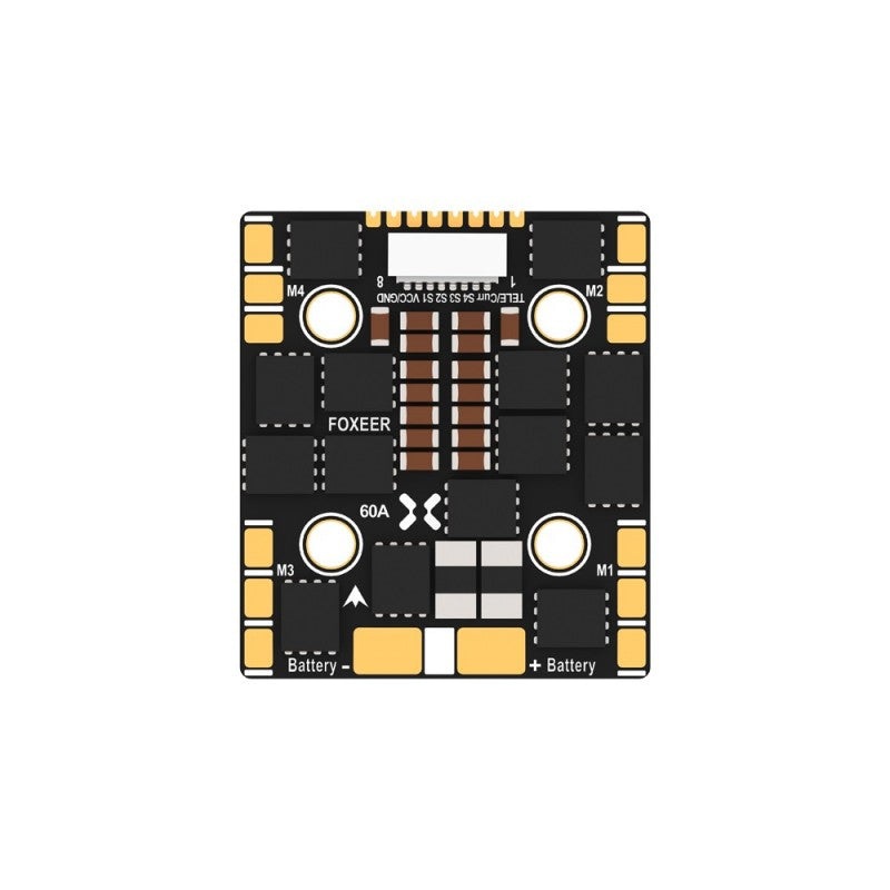 Foxeer Slim Mini Reaper F4 BL32 128K 32Bit 60A 3-8S 4in1 ESC – 20×20