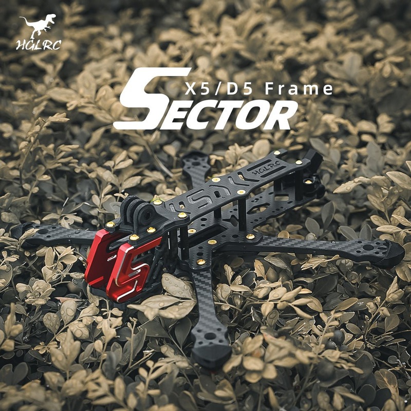 HGLRC Sector D5 5″ Freestyle FPV Frame Kit