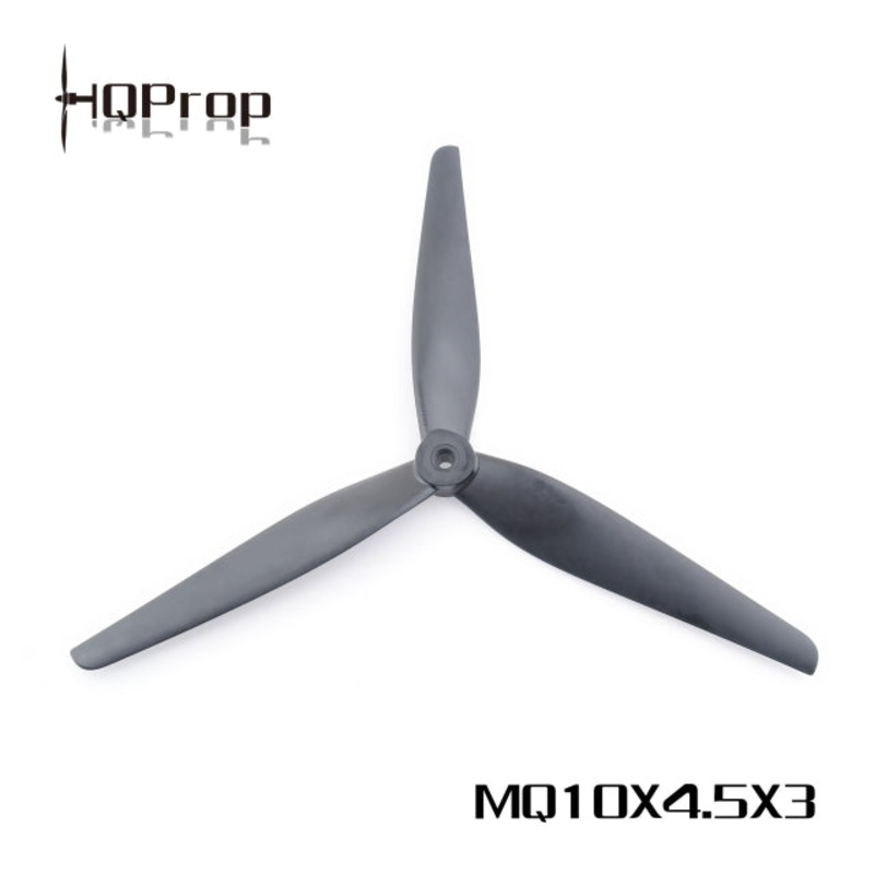 HQ MacroQuad Prop 10X4.5X3 Black Glass Fiber Reinforced Nylon – (1CW+1CCW)