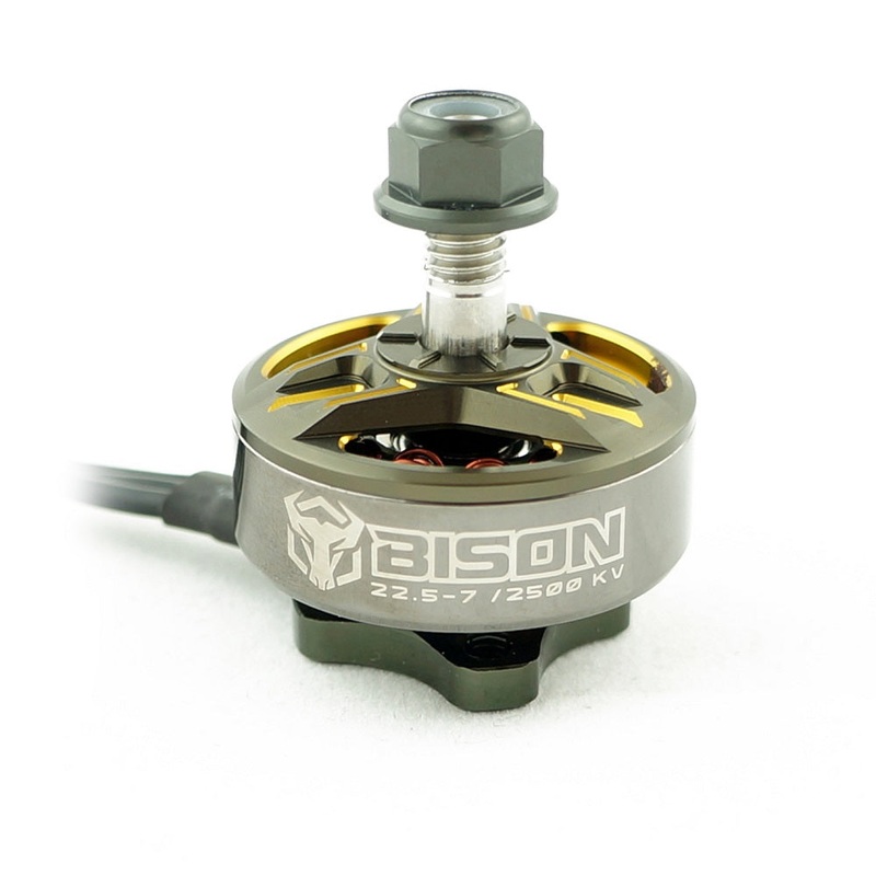 RCINPOWER Bison 22.5-7 2500KV FPV Drone Motor – (Gun Metal)