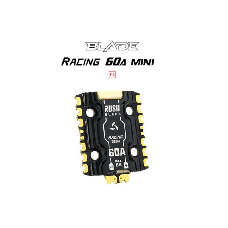 RUSHFPV Rush Blade Racing 32Bit 60A 3-6S 48kHz 20×20 4in1 ESC