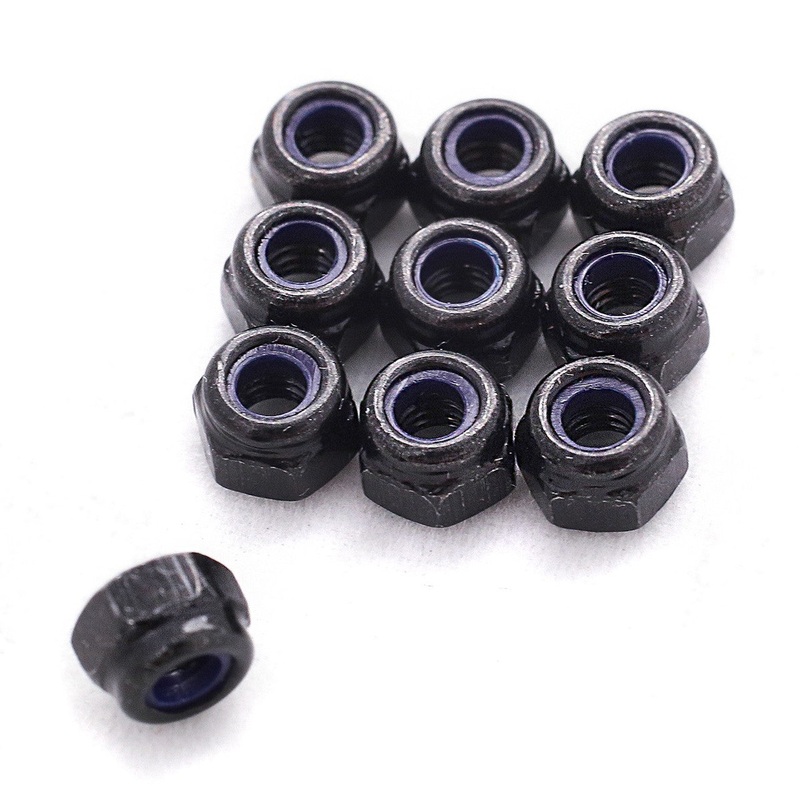 Armattan Beaver Replacement M2 Nylon Insert Lock Nut – Black Anodized (10 pieces)