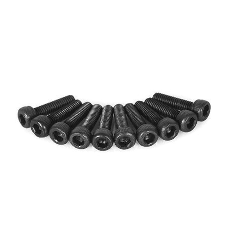 Armattan Odonata Replacement 10MM M2 Iron Cup Head Screw Set – Black Anodized (10 pieces)