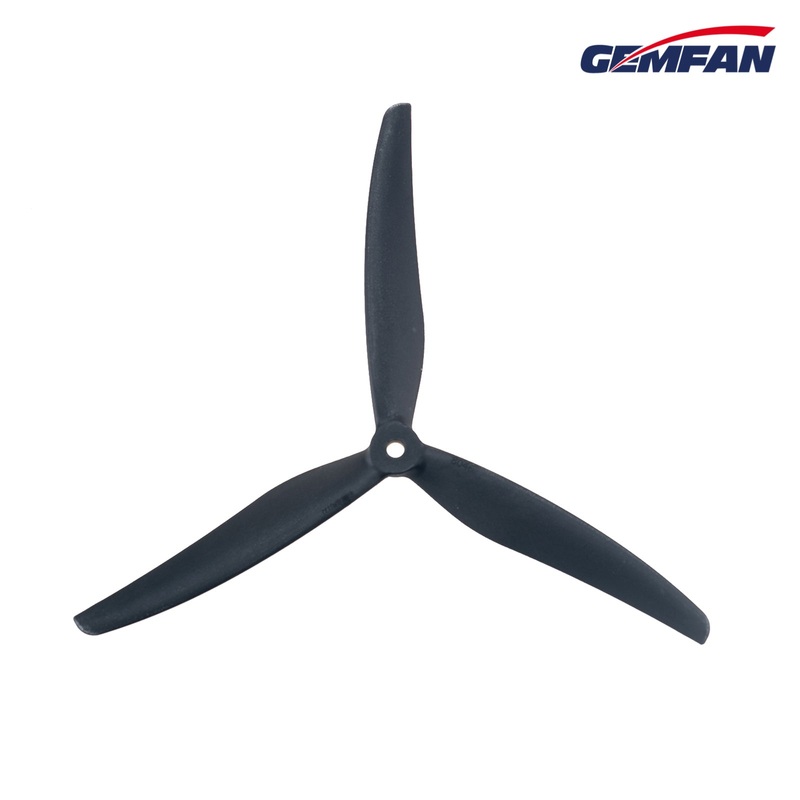 Gemfan Cinelifter 8″ 8046 8×4.6×3 Tri-Blade Glass Fiber Nylon Propellers – 1CW+1CCW