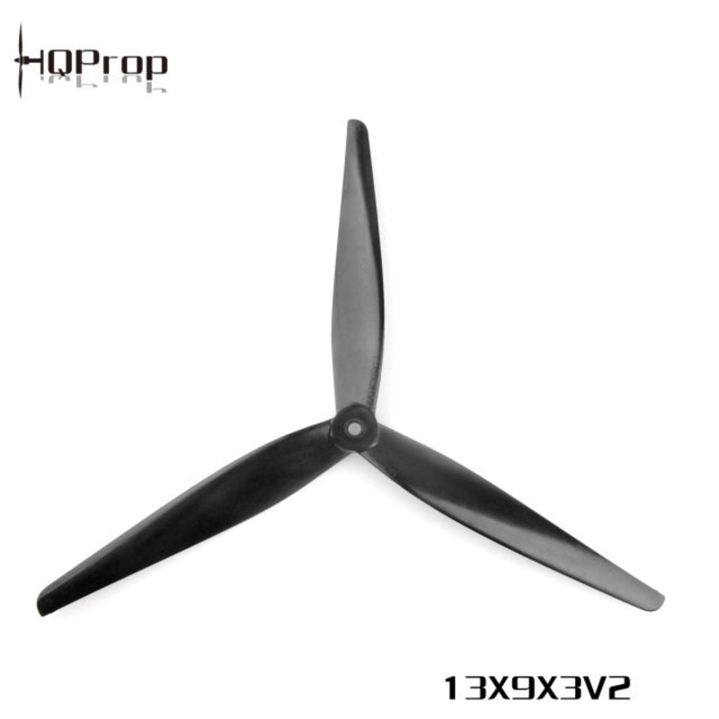 HQ X-Class Prop 13X9X3 V2 Black-Carbon Reinforced Nylon – 1CW+1CCW