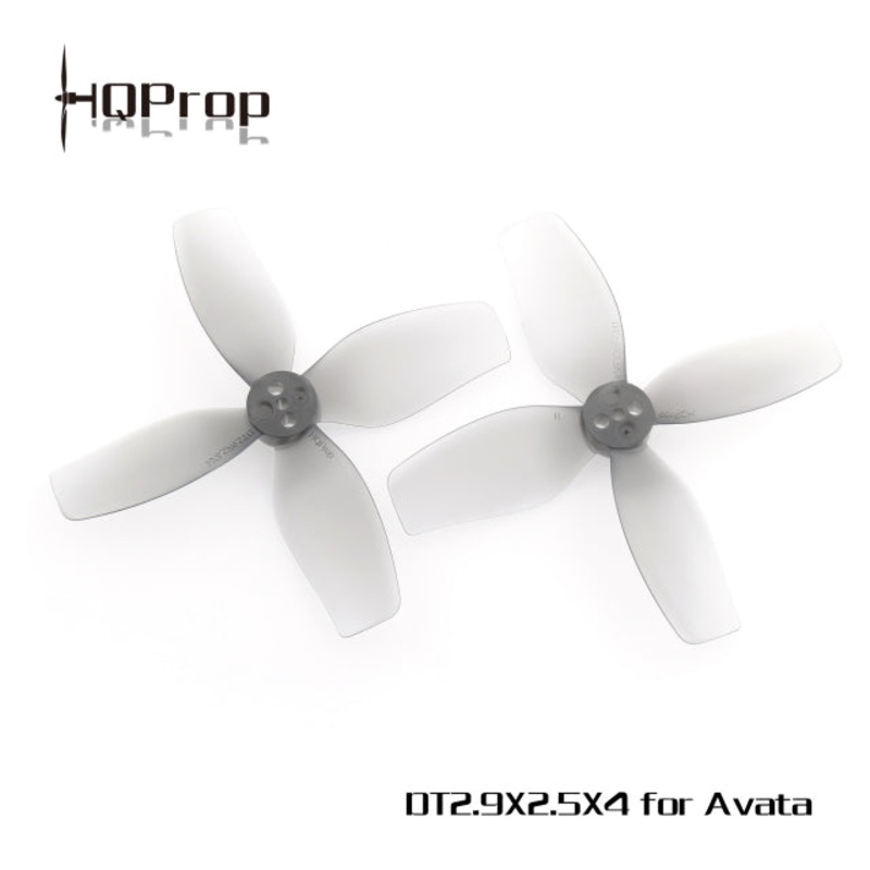 HQProp DT2.9×2.5×4 for DJI Avata – Poly Carbonate (2CW+2CCW) – Choose Color