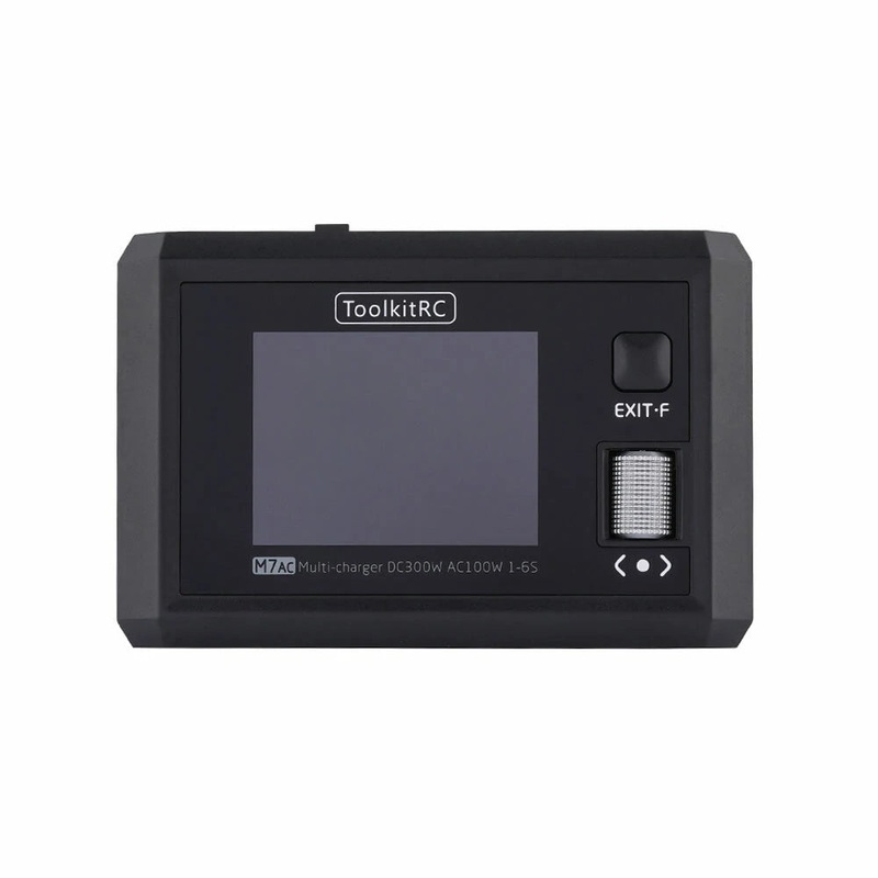 ToolkitRC – M7AC 300W/15A Smart Dual Input AC/DC Battery Charger