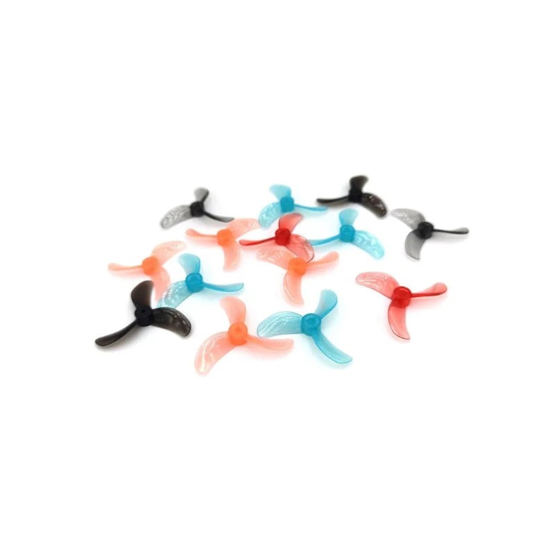 Gemfan 1608-3 40mm Tri-Blade 1.0mm Shaft Propellers – (4CW+4CCW) – Choose Color