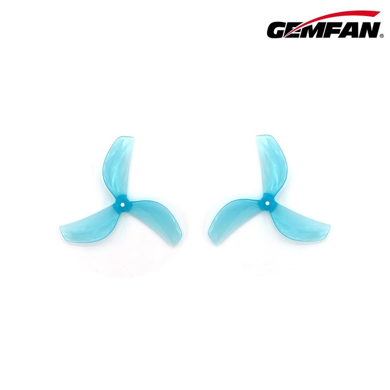 Gemfan 45mm-3 Tri-Blade 1.5mm Shaft Propellers – (4CW+4CCW) – Choose Color