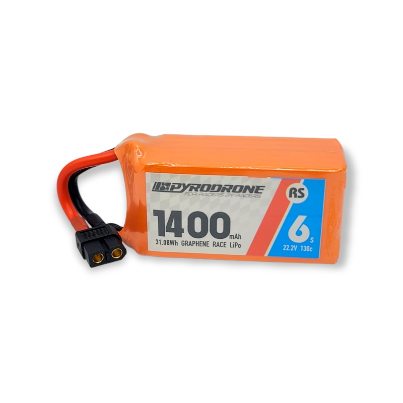 Graphene 1400mAh 6S 22.2V 130C Race Series – XT60