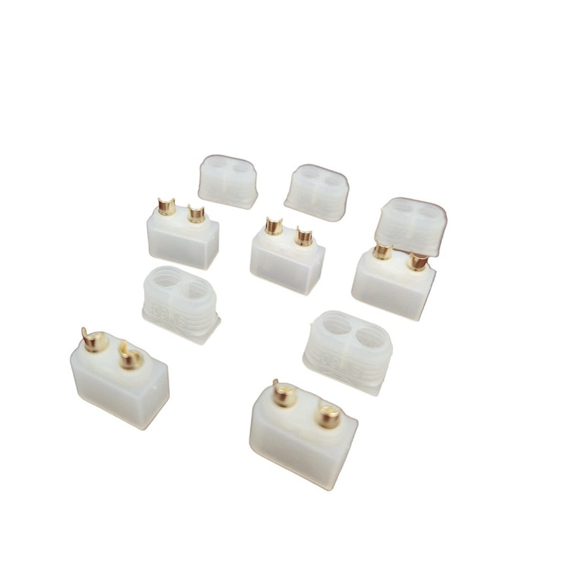Clear XT60 Connector Male (device) – 5 Pack