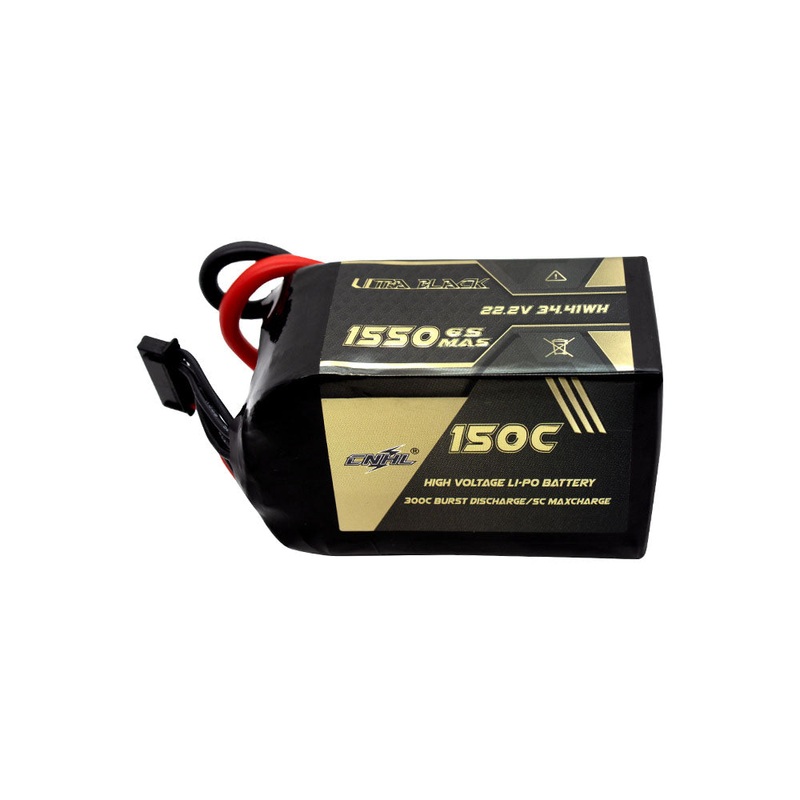CNHL Ultra Black Series 1550MAH 22.2V 6S 150C Lipo Battery – XT60