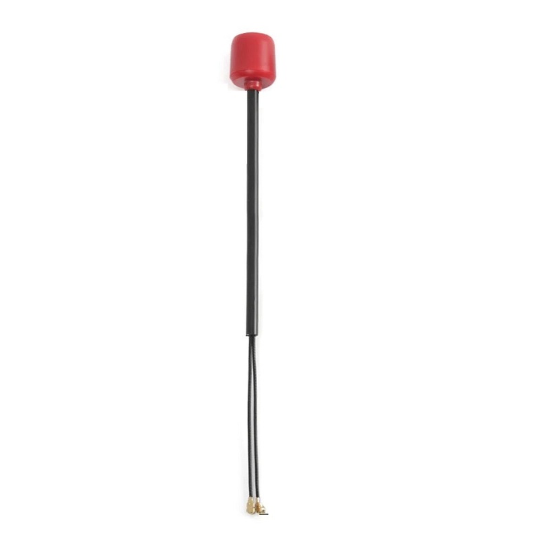 FlyFishRC Dual Band 5.8Ghz/2.4GHz U.FL Antenna For DJI O3 (Red) – Choose Length